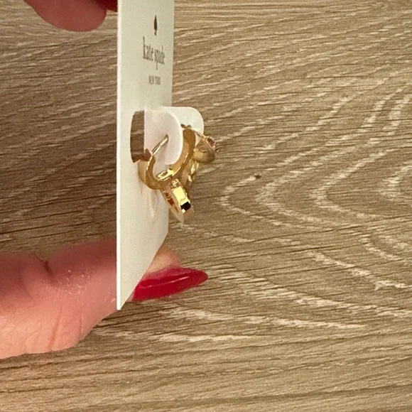 Kate Spade Gold Earrings with Colorful Accents - Picture 4 of 6